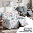 thumbnail image 5 of Xoenoiee Colorful Dog Paw Heart Star Print 6 Pieces Recliner Loveseat Slipcover Leak-proof Jacquard Stretch Soft Sofa Couch Cover Anti-Slip Furniture Protector for Kids, Pets, 5 of 6