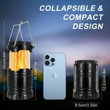 YOLETO Camping Lanterns, Battery Powered, Waterproof, Collapsible, 2-Pack, Compact and Durable - Walmart.com