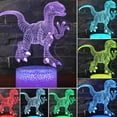 thumbnail image 3 of Somnr 3D Dinosaur Night Light - 7-Color Changing LED Lamp w/ Remote & Touch Control, Gift for Kids, 3 of 6