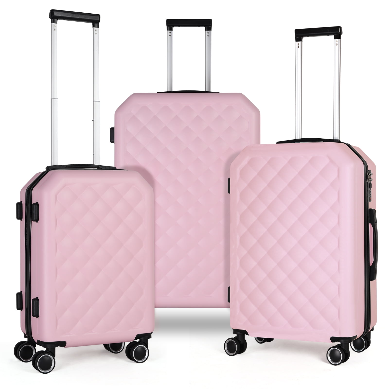checked luggage set