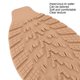 thumbnail image 5 of M Buder Kit Profesional Reemplazo De Suela Zapatos Deportivos Suelas De Goma Antideslizante Resistente Al Desgaste Diseño Forma V Talla 41-44 Beige Gran Tamaño, 5 of 9