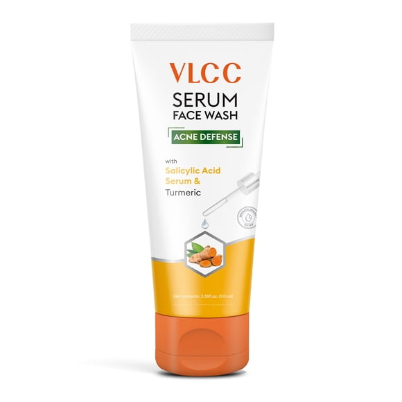 VLCC Clarifying Face Wash, Face Cleanser with Turmeric, 100 ml