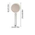 thumbnail image 3 of 1pc, RV Rotary Shower Head With On/Off Switch, Large Panel High Pressure Handheld Shower Head, Bathroom Accessories, 3 of 4