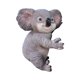 thumbnail image 3 of Adorno colgante de resina con forma de animales para jardín, colección de obras de arte creativas, regalo, adorno decorativo para jardín, patio trasero y cerca exterior. Koala estilo B, 3 of 8