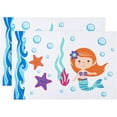 Everyday Kids 3Piece Toddler Sheet Set Mermaids Undersea Adventure