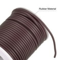thumbnail image 4 of Uxcell Rubber Cord 27 Yards 3mm Dia 1.5mm Hole Brown Hollow Tubing for DIY Craft Making, 4 of 6