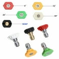 Pressure Washer Nozzle Set with 1/4 in Quick Connect 5 Color Coded