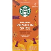 Starbucks Pumpkin Spice, Flavored Ground Coffee, 100% Arabica, Limited Edition, 17 oz