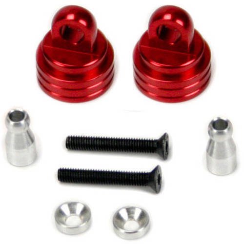 Alloy Ultra Shock Caps for Traxxas Stampede 2WD, 1:10, Red - Walmart.com - Walmart.com
