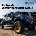 thumbnail image 3 of MB Quart Dual Rear Subwoofer Amp Set for Jeep Gladiator JT 2020-2026, 400 Watt, 3 of 10