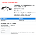 thumbnail image 2 of Timing Belt Kit - Compatible with 1999 Acura TL 3.2L V6 GAS, 2 of 2