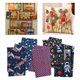 thumbnail image 3 of Paquetes de 5 piezas de tela negra en cuartos, tela precortada con estampado animal para patchwork. Azul, 3 of 9