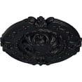 thumbnail image 3 of Ekena Millwork 16 3/8"OD x 1 3/4"P Southampton Ceiling Medallion (Fits Canopies up to 2 3/4"), Hand-Painted Steel Gray, 3 of 6