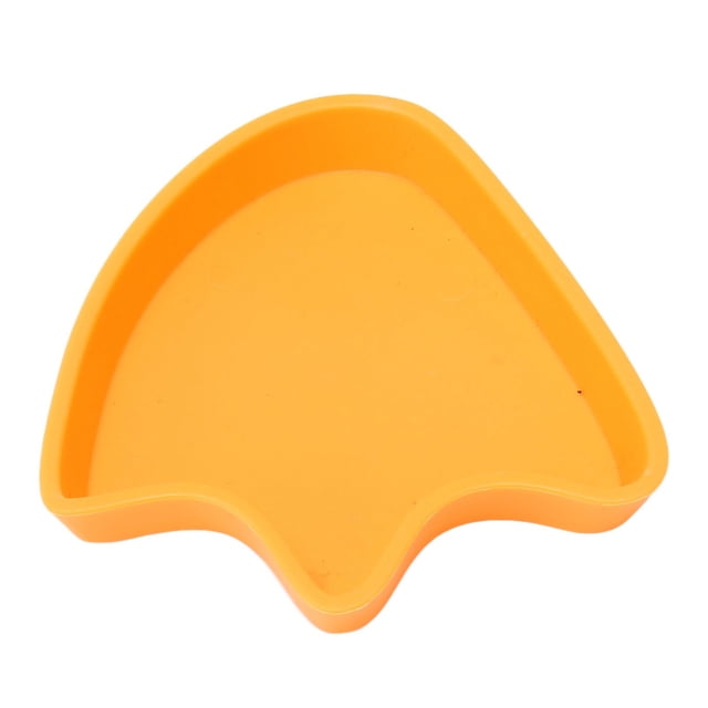 Plato de comida para reptiles, cuenco con forma de huella, plato de alimentación para reptiles de gran capacidad, cuencos de agua para suministros para reptiles lagarto S