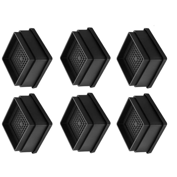YIGSECU 6Pcs Bed Lifters Adjustable Bed Furniture Risers Enhancement Block Heavy Duty Bed Lifts Risers for Sofa, Bed, Table