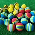 thumbnail image 3 of UDIYO 10Pcs Colorful Soft EVA Golf Ball Indoor Exercise Sport Training Tool Accessory, 3 of 7