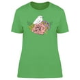 thumbnail image 1 of Flowers And Bird Tee Women's -Image by Shutterstock, 1 of 1