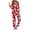 B, variant on Yuhangmm Christmas Pjs Women Christmas Pajama Sets Flannel Long Sleeve Notch Collar Plaid Sleepwear A M