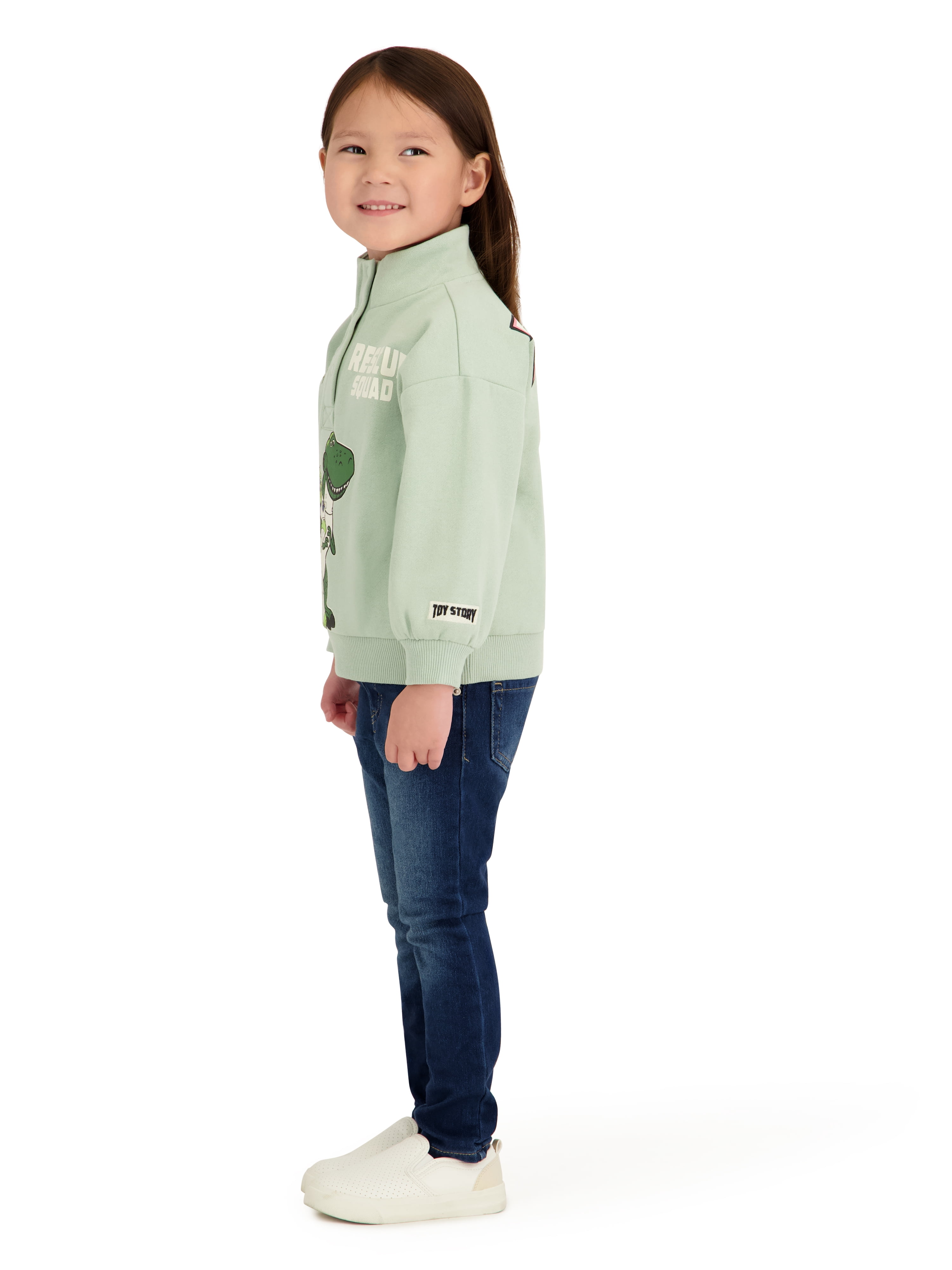 Toy Story Toddler Girl Quarter Snap Pullover, Sizes 12 Months-5T