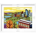 thumbnail image 5 of Art.com Pittsburgh Incline Autumn Pop Giclee Print by Ron Magnes, White Frame Wall Art, 21" x 17", 5 of 5