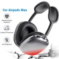 thumbnail image 3 of Soft Anti-Scratch Transparent Cover For AirPods Max TPU Wireless Shockproof Headphones Case Protective Sleeve Protector, 3 of 6