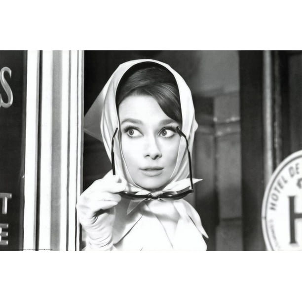 Audrey Hepburn Movie (Scarf) Poster Print Poster - 36x24 - Walmart.com ...