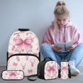 thumbnail image 2 of KUIFORTI Deer Bow Kids Backpack Set 4Pcs with Lunch Bag Pencil Case Water Bottle Holder for Elementary Primary Middle School Boys Girls Back to School Supplies Gifts, 2 of 7