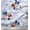 Royal Blue, variant on Soimoi Cotton Duck Fabric Snowman,Santa & Tree Christmas Printed Fabric 1 Yard 42 Inch Wide