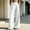 White women's wide leg trousers a1, variant on Cagogo Women's Wide Leg High Waisted Trousers with Pockets Solid Elegant Office Long Pants Casual Business Dress Pants, Black M