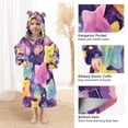 thumbnail image 4 of BZSMCE Wearable Blanket Hoodie Fashion Starry Constellation Dance Home Wear, 4 of 7