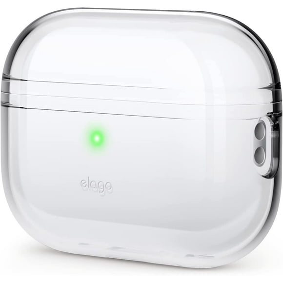 AmPm Compatible with AirPods Pro 2nd Generation Case Cover Clear - Protective Case Cover, Transparent Shockproof, Gel Tape Included, Wireless Charging, Reduce Yellowing [Transparent]