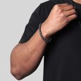thumbnail image 4 of Invicta Jewelry Men's Box Chain Gunmetal Steel Bracelet (8mm) - 9", 4 of 8