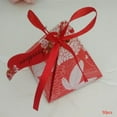 thumbnail image 1 of fashionhome 50pcs Triangles Flower Candy Chocolate Paper Gift Box For Wedding Birthday Tea Party, 1 of 1