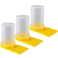 thumbnail image 2 of Joernso 3Pcs Bee Waterers Transparent Visible Bee Drinking Cups Watering Station Beehive Entrance Feeder Beekeeping Equipment, 2 of 8