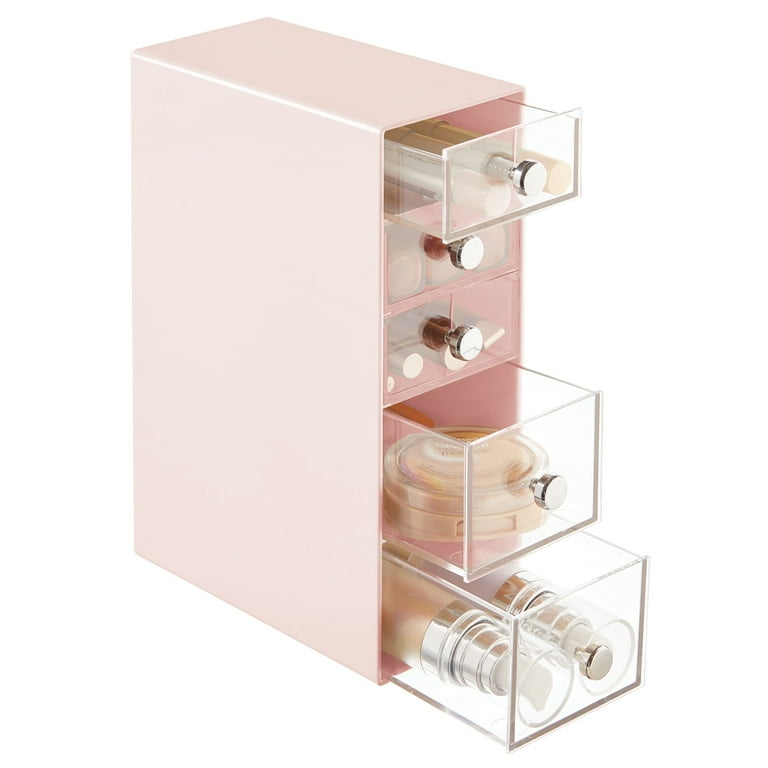 Stackable Cosmetic Organizer Drawers, Acrylic Clear Makeup Organizer,  Vanity