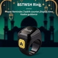 thumbnail image 2 of Bluetooth Smart Ring with OLED Screen Electronic Counter and Time Reminder for Android iOS Fitness Tracking, 2 of 8