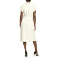 thumbnail image 2 of Gracia womens  Button-Down Belted Midi Dress, l, White, 2 of 3