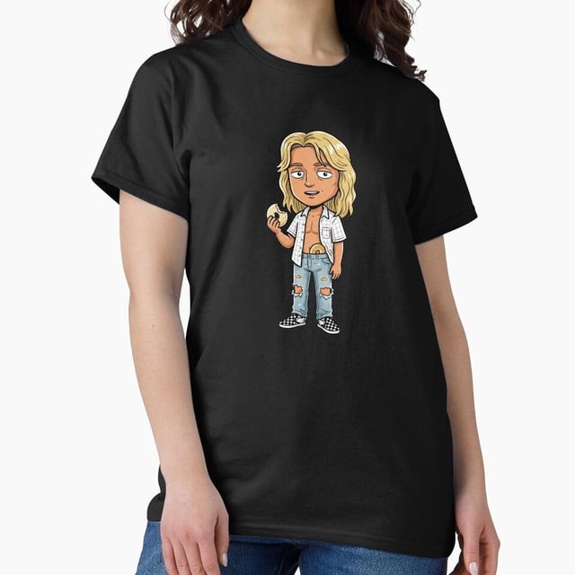 Fast Times Cutie: Jeff Spicoli (Morning Bagel) G8268 Classic Unisex Tee – Extended Sizing Up to 5XL