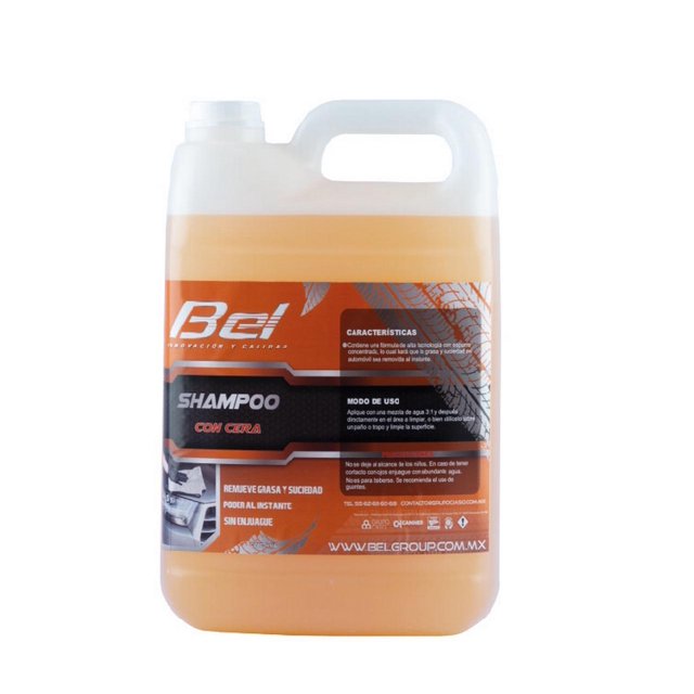 Shampoo Con Cera De Carnauba Garrafa 4lts Bel BEL .