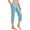 Sky Blue, variant on SwiftWear Womens Casual Capri Pants Relaxed Silhouette wIth Pocket | Effortless Activity Wear S-3XL​