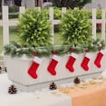 thumbnail image 4 of up to 70% off karymi Artificial Fake Flowers for Outdoor Outside Decor Bundles Faux Plants Silk Realistic Flower Look Real Plastic Decorations for Porch Womens Gifts for Christmas up to 70% off, 4 of 6