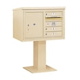 thumbnail image 6 of Salsbury Industries 4 Door Front Load 4C Horizontal Cluster Box Unit with 1 Parcel Locker, 6 of 6