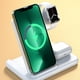 thumbnail image 1 of Cargador inalámbrico 3 en 1 para teléfono móvil, reloj, auriculares, teléfono móvil, plegado rápido, soporte de carga para reloj, soporte inalámbrico para carga de auriculares., 1 of 2