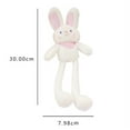 thumbnail image 3 of FORTUNE Plush Stretchable Rabbit Bunny Rabbit Doll Legs and Ears Adjustable Rabbit Plush Doll Soft Stuffed Toy, 3 of 4