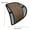 Coffee, variant on Lumbar Support Pillow, Lumbar Support Pillow for Office Chair, Linen Car Lumbar Cushion Breathable Car Home Massage Lumbar Back Cushion Car Lumbar Support Interior Supplies