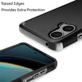 thumbnail image 6 of Designed for Motorola Moto G 5G 2024 Premium Slim Tough Strong Protection Shockproof 2in1 Hybrid Dual Layer Hard PC TPU Rubber Armor Phone Case Cover [Black], 6 of 8
