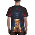 thumbnail image 6 of The Lion King Men's T Shirt 3D Graphic Hip Hop Unisex Tees Tops Casual Stylish Crew Neck Short Sleeve, 6 of 8