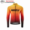 thumbnail image 5 of 2023 Morvelo - Maillot de ciclismo térmico de manga larga para hombre, ropa de ciclismo para exteriores, equipo profesional, 5 of 5