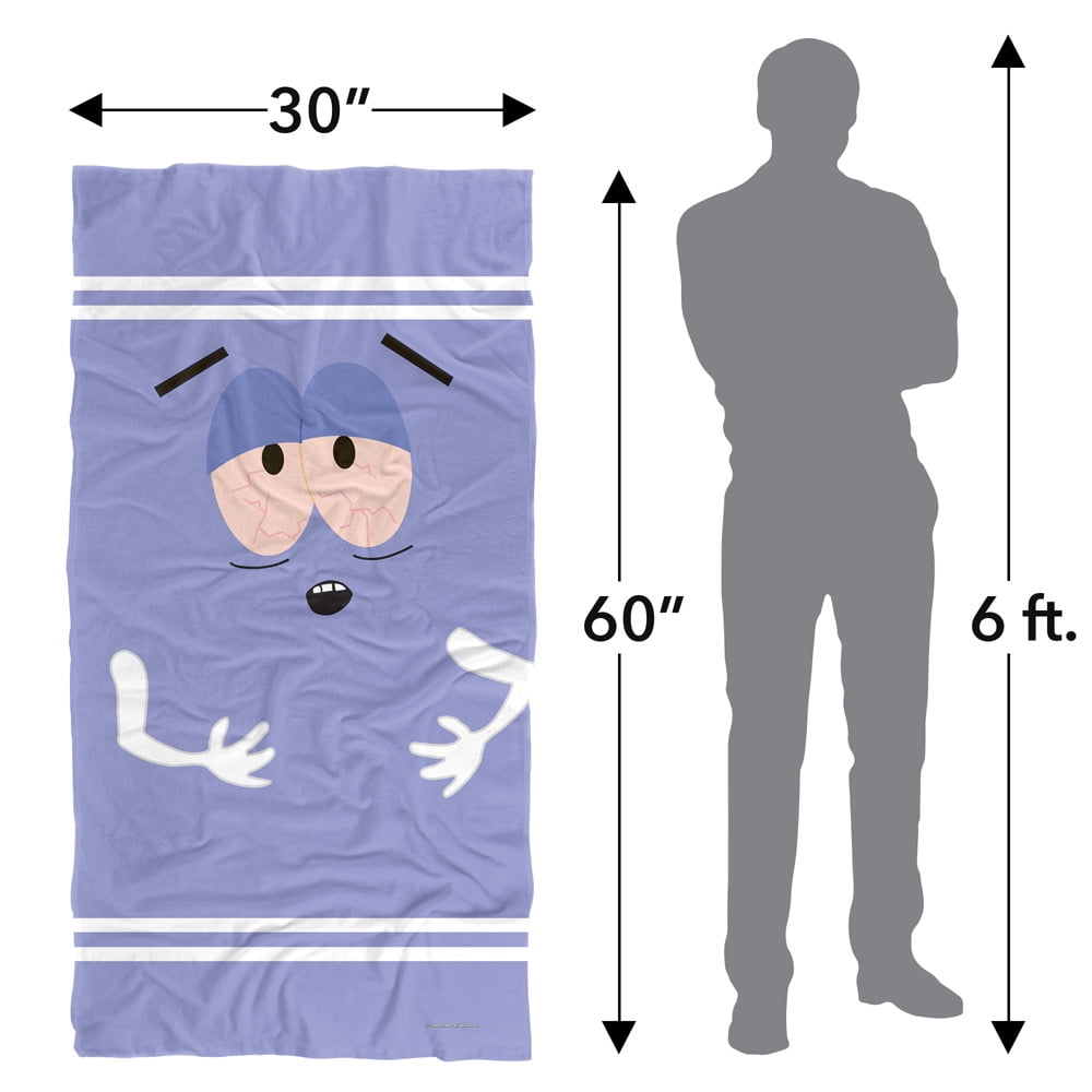 South Park Towelie Queasy Officially Licensed Beach Towel 30' X 60'