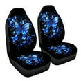 thumbnail image 7 of ZIATUBLE Butterfly Floral Car Seat Covers High Back 2 Packs Washable Vehicle Bucket Seat Protetors Fit for Cars SUV Truck Sedan Easy to Install Seat Covers for Car Auto Interior Accessories, 7 of 7